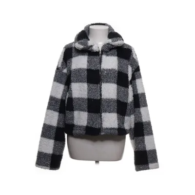 Fleece jacket (Black, White) from SOC Cotton, Polyester