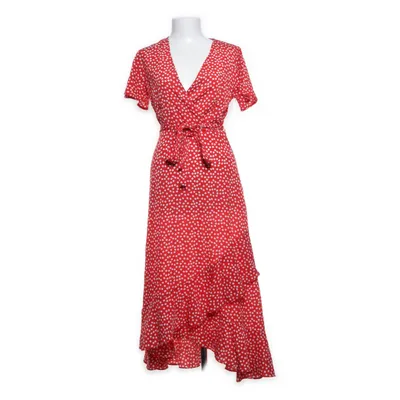 Långklänning (Röd, Vit) från Shein Polyester