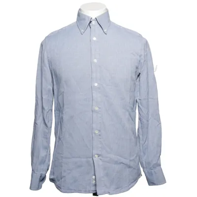 Buttondown-skjorta (Blå) från Morris Heritage Bomull