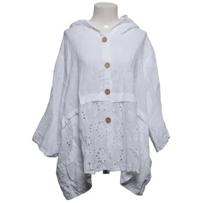 Hoodie (White) from Moonshine Fashion Linen
