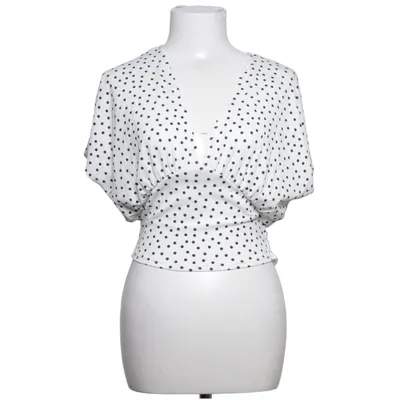 Top (White, Black) from Zara Elastane, Polyester