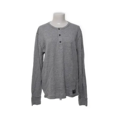 Henley shirt (Grijs) van Abercrombie & Fitch Katoen, Polyester