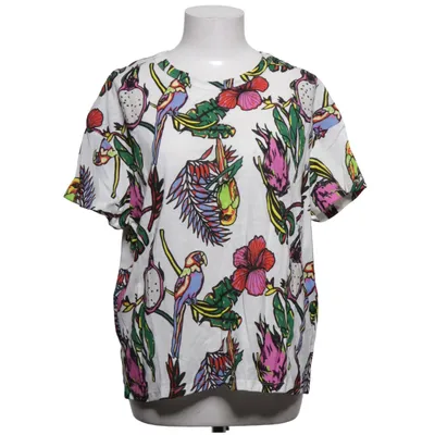 T-shirt (White, Multicolored) from Zara Trafaluc Cotton