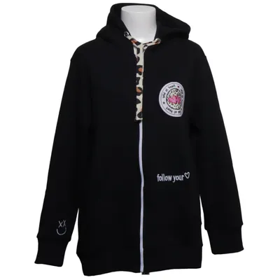 Sweat à capuche (Noir) de Zwillingsherz
