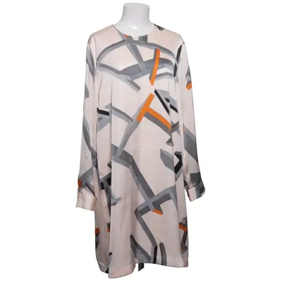 Dress (Beige, Multicolored) from Dagmar Elastane, Polyester