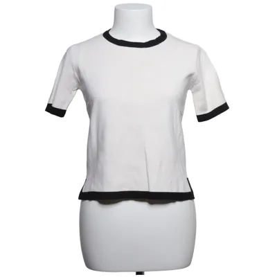 Top (White, Black) from Zara Knit Polyamide, Viscose