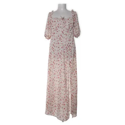 Maxi dress (Beige, Multicolored) from SBetro Polyester
