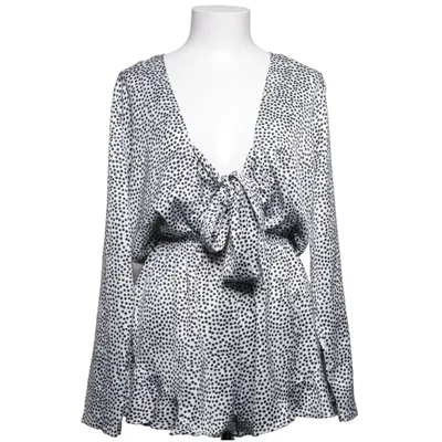 Jumpsuit (White, Black) from Glamorous Polyester