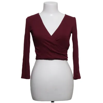 Wikkelblouse (Rood) van Forever 21 Elastaan, Viscose