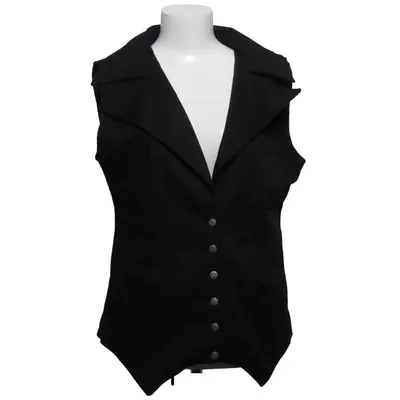 Kostuumgilet (Zwart) van Gothicana by EMP Katoen, Polyester