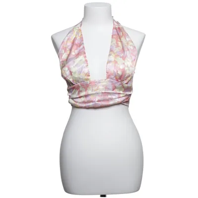 Halterneck top (Pink, Flerfarvet) fra Double Crazy Polyester