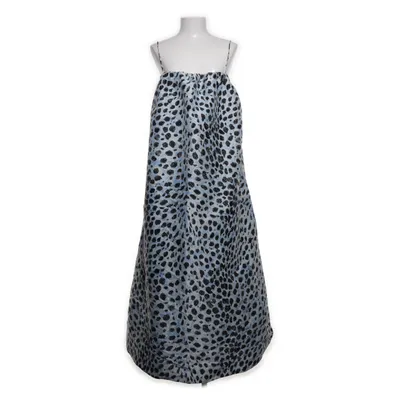 Långklänning (Blå, Svart, Vit, Flerfärgad) från Ganni Polyamid, Återvunnen polyester