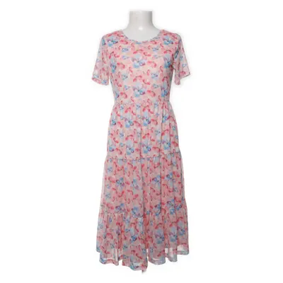 Maxikjole (Pink, Blå, Flerfarvet) fra VILA Elastan, Polyester