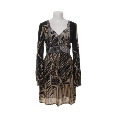 Kjole (Sort, Flerfarvet) fra St-Martins Viscose, Bomuld, Polyester