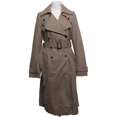 Trenchcoat (Beige) fra BGN Bomuld, Elastan, Læder, Polyester
