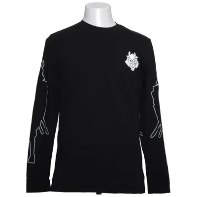 Long sleeve T-shirt (Black) from Difuzed Cotton