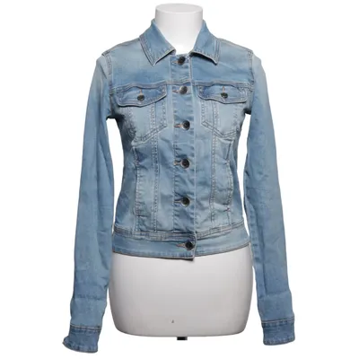 Jeansjacke (Blau) von Pulz Baumwolle, Elasthan