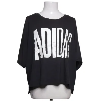 T-shirt (Zwart) van Adidas Katoen, Polyester, Viscose