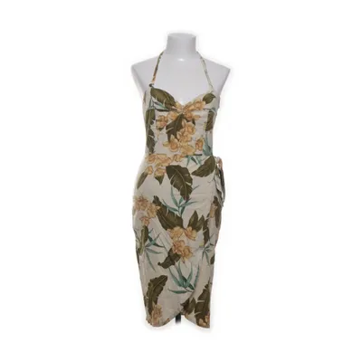 Halternek jurk (Beige, Groen, Geel) van Suicide Glam Katoen, Viscose