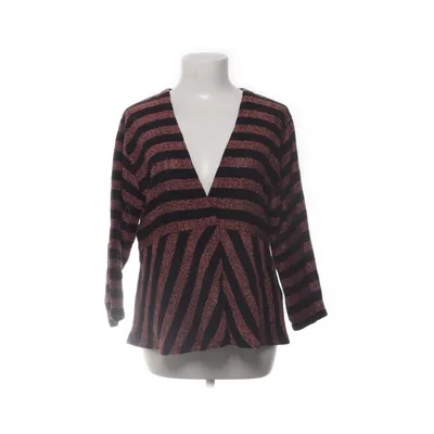 Peplumbluse (Sort, Pink) fra Masai Bomuld, Viscose