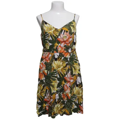 Jurk (Groen, Geel, Oranje) van Warehouse Viscose