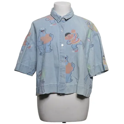 Chemise à manches courtes (Bleu, Multicolore) de Pull & Bear Coton
