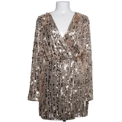 Cocktailklänning (Beige, Silverfärgad, Guldfärgad) från H&M Polyester