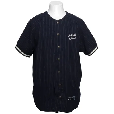 Baseballtröja (Blå) från Mitchell & Ness Polyester, Ull