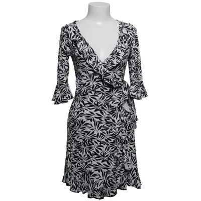 Wrap dress (Black, White) from Rosebud