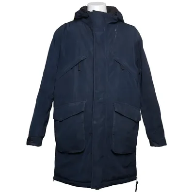 Dunjakke (Blå) fra Dressmann Dun, Elastan, Fjer, Polyester