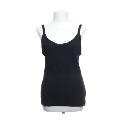 Tanktop (Zwart) van H&M Basic Katoen, Elastaan