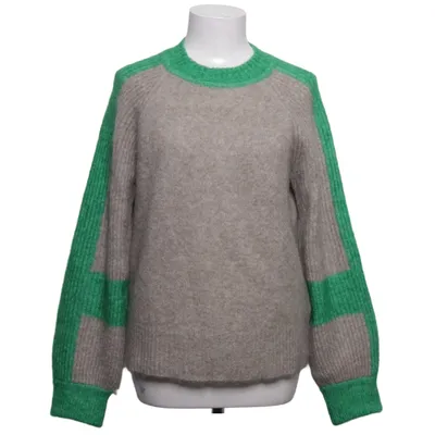 Sweater (Gray, Green) from Second Female Elastane, Mohair, Polyamide, Wool