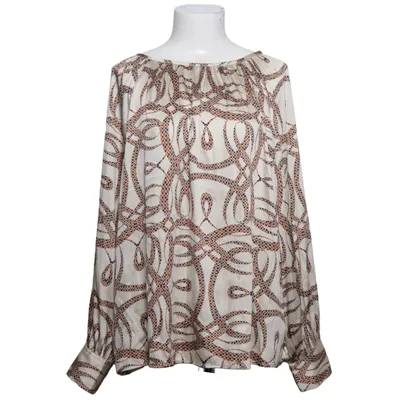 Bluse (Beige, Brun) fra Richard Allan x H&M Polyester