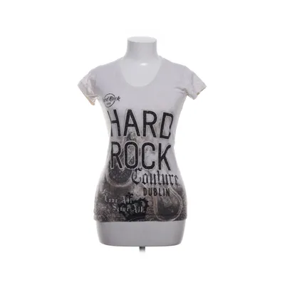 T-shirt (Beige, Svart) från Hard Rock Couture Bomull, Polyester