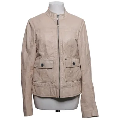 Lederjacke (Beige) von EDC by ESPRIT Leder, Polyester