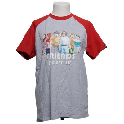 T-shirt (Gris, Rouge) de Snipes Coton, Viscose