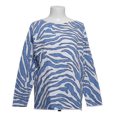 Sweatshirt (Bleu, Blanc) de Juvia Coton, Polyester
