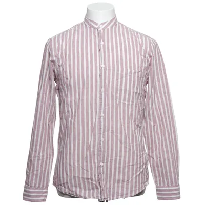 Shirt (Red, White) from Lindbergh Cotton, Linen