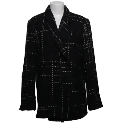 Blazer (Sort, Hvid) fra Anine Bing Akryl, Bomuld, Polyester, Uld