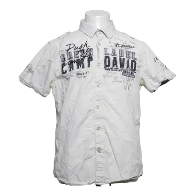 Kortärmad skjorta (Beige) från Camp David Bomull