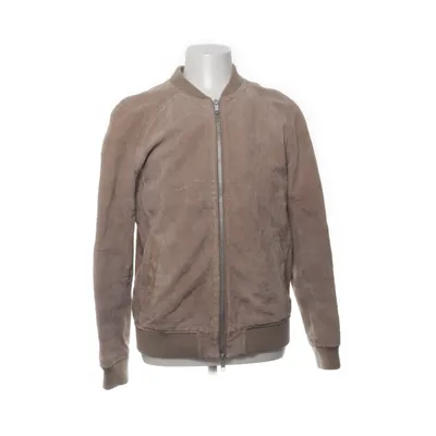 Leren jack (Beige) van Jofama Leer, Polyester