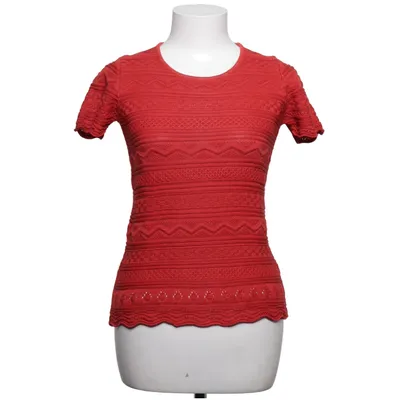 Top (Red) from Oleana Merino wool, Silk