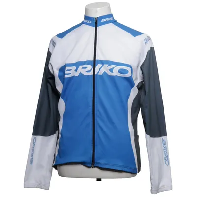 Cykeltrøje (Blå, Hvid, Grå) fra Briko Polyester