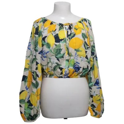 Blouse (Geel, Groen, Meerkleurig) van H&M Katoen