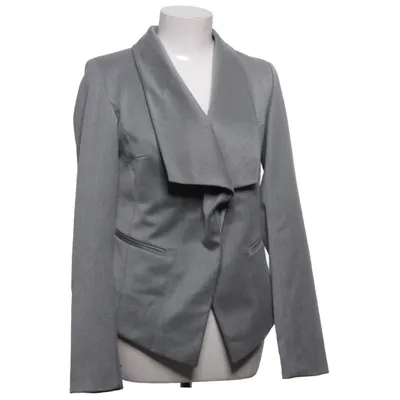 Blazer (Gray) from Patrizia Dini Elastane, Polyester, Viscose