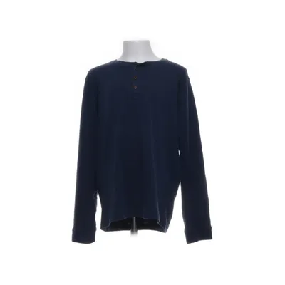 Henley shirt (Blauw) van Skill Katoen