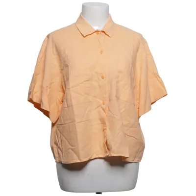 Short sleeve shirt (Orange) from Dobber Linen, Viscose