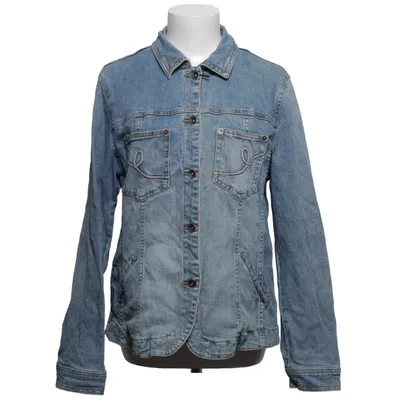 Spijkerjas (Blauw) van Cappucini Katoen, Elastaan