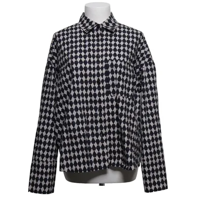 Blouse (Beige, Blauw) van Odeeh Katoen
