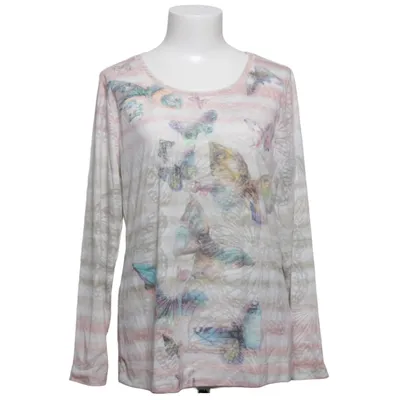 Top (Beige, Multicolored) from Lecomte Polyester, Viscose